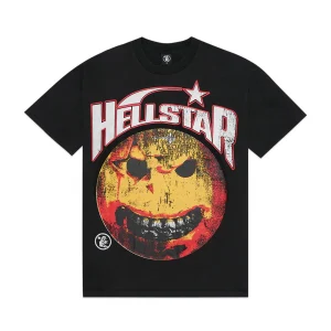 Black Hellstar Evil Smile T-Shirt