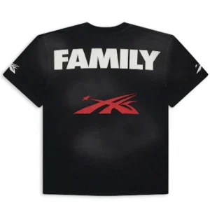 Black/Red Hellstar Sports Family T-Shirt