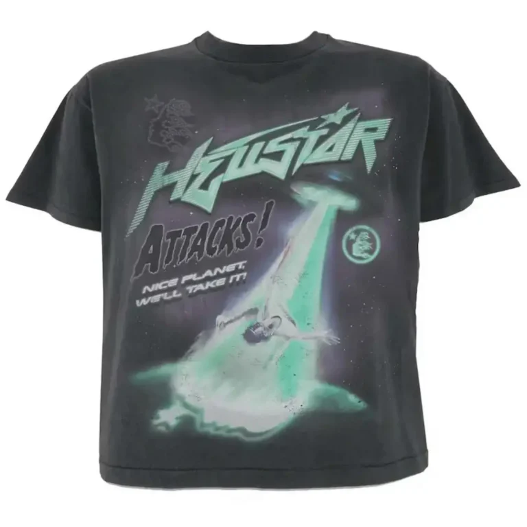 Hellstar Attacks T-Shirt Black