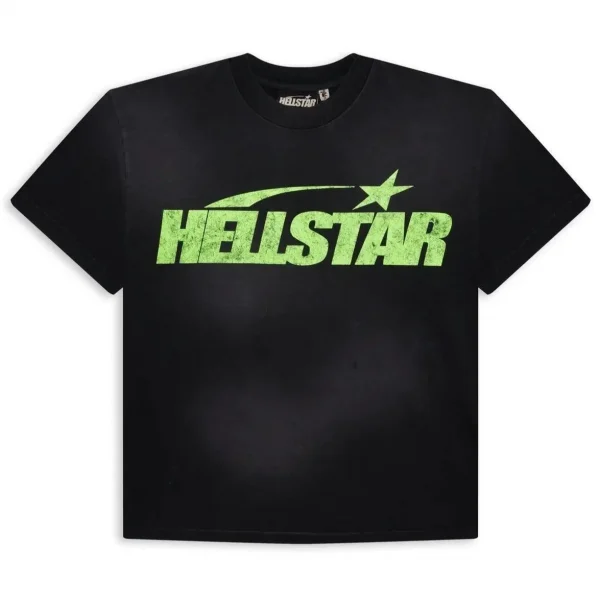 Hellstar Classic Logo Tee Black / Green