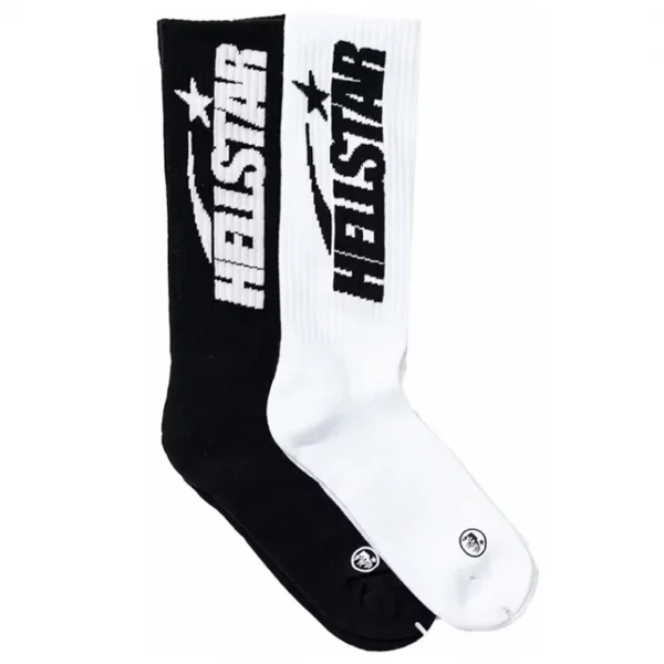 Hellstar Classic Socks (2 Pack) White/Black