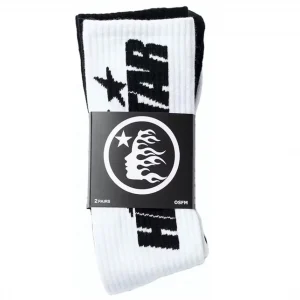Hellstar Classic Socks (2 Pack) White/Black