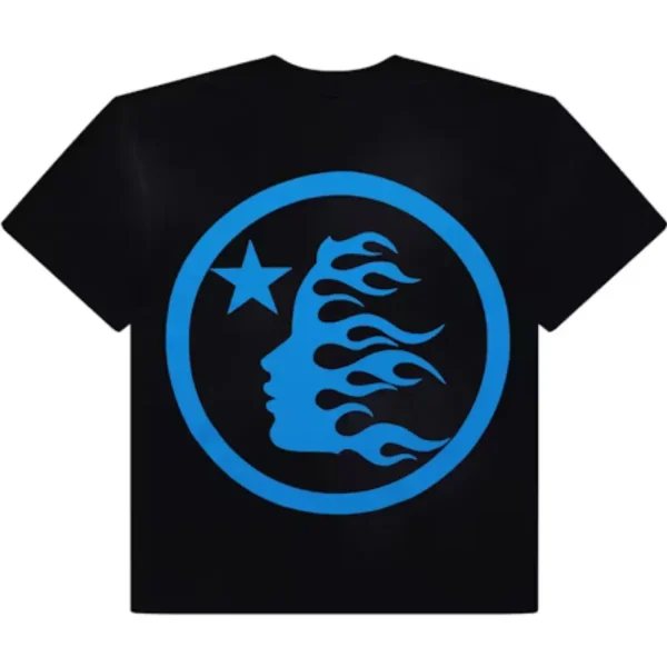 Hellstar Classic T-shirt (Regular Print) Black/Blue
