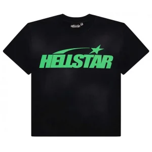 Hellstar Classic T-shirt (Regular Print) Black/Green