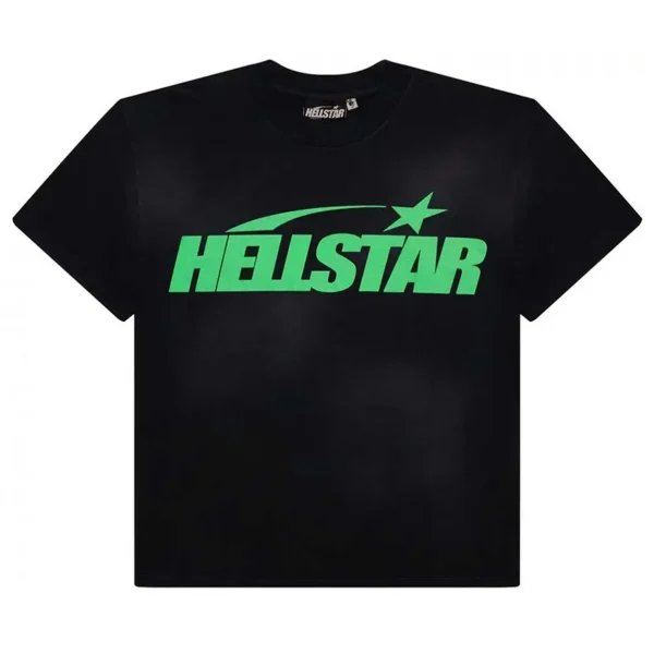 Hellstar Classic T-shirt (Regular Print) Black/Green