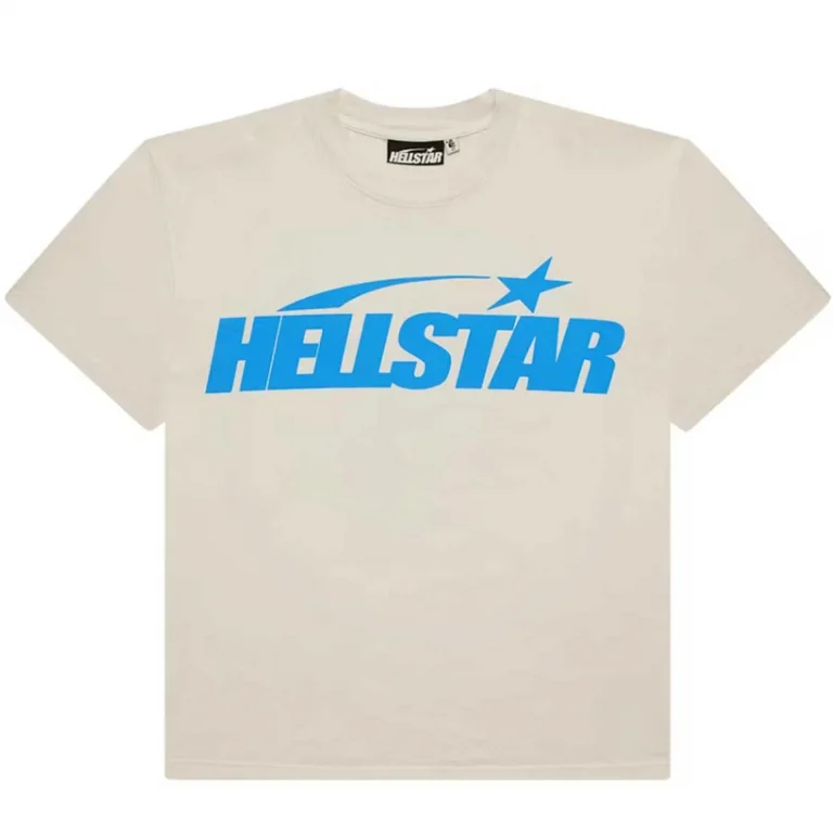 Hellstar Classic T-shirt (Regular Print) White/Blue