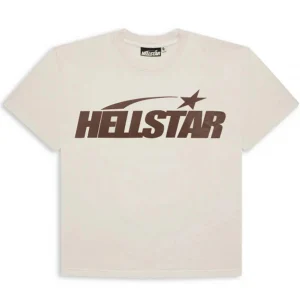 Hellstar Classic T-shirt (Regular Print) White/Brown