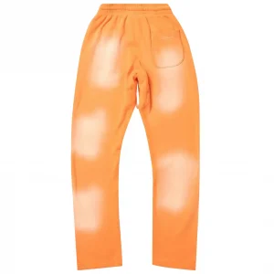Hellstar Fire Flare Bottom Sweatpants Orange Dye