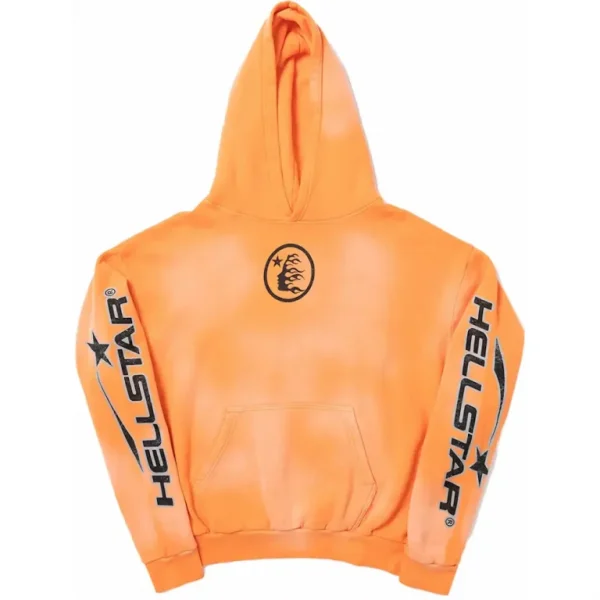 Hellstar Fire Orange Hellstar Hoodie
