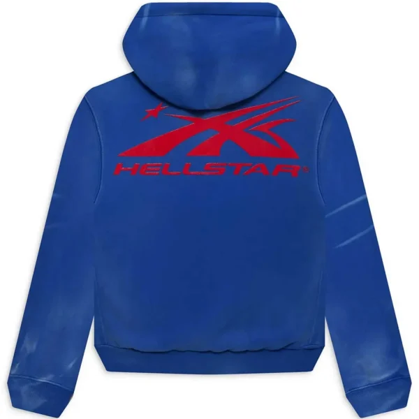 Hellstar Gel Hoodie Blue