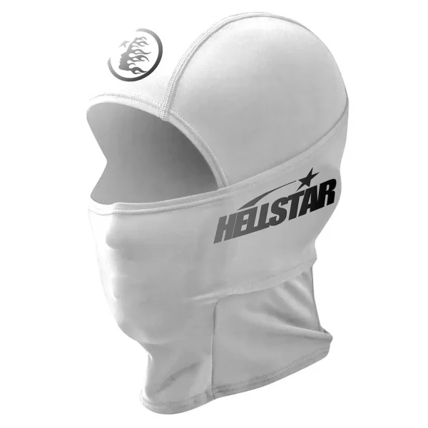 Hellstar Logo Balaclava White