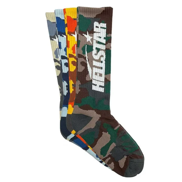 Hellstar Logo Socks (4 Pack) Camo