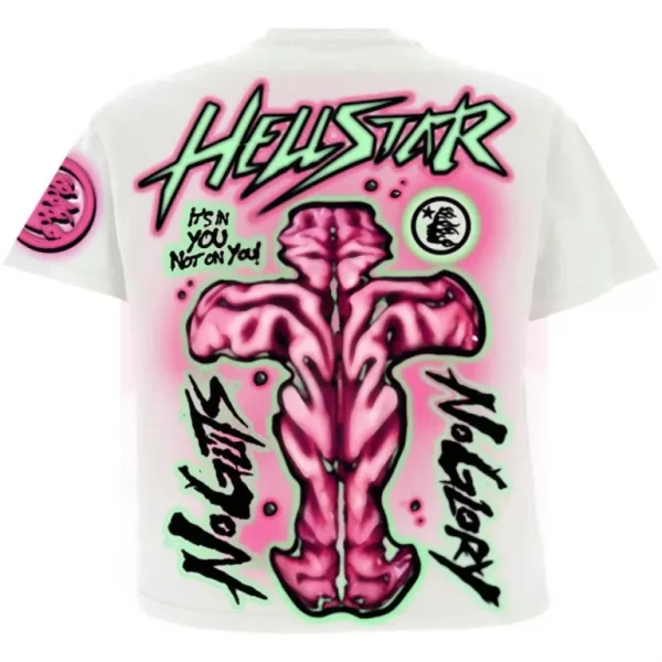 Hellstar No Guts No Glory T-Shirt White