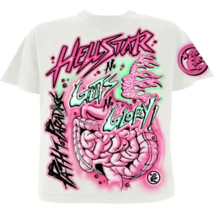 Hellstar No Guts No Glory T-Shirt White