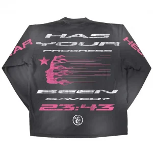 Hellstar Qr Christ L/S Tee in Black