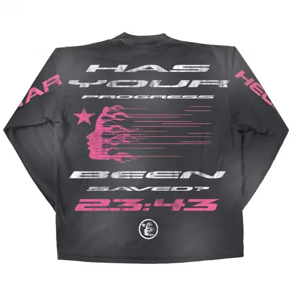Hellstar Qr Christ L/S Tee in Black