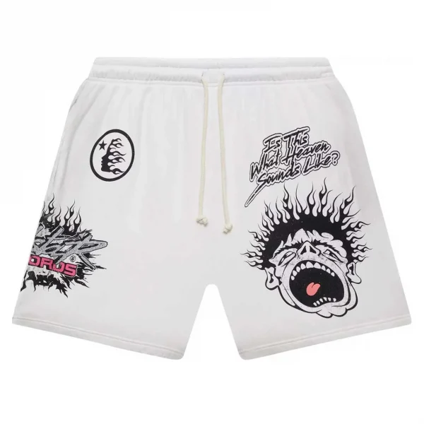Hellstar Records Shorts White
