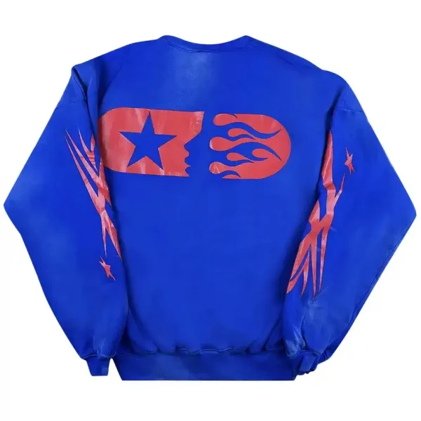 Hellstar Sport Crewneck Blue