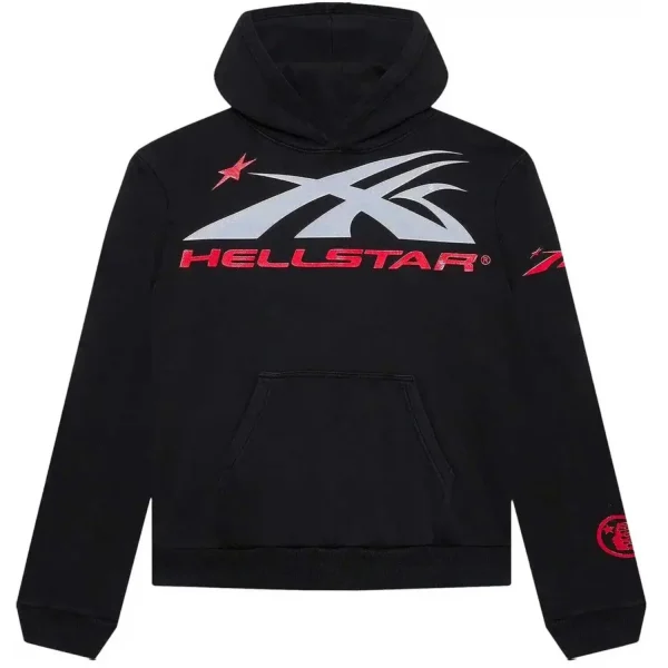 Hellstar Sport Logo Hoodie Black/Red