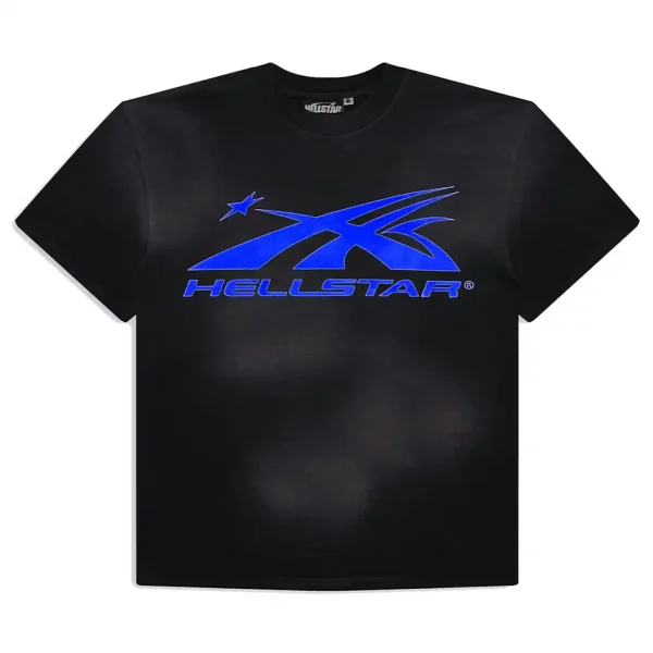 Hellstar Sports Core Logo Gel Tee Royal Blue