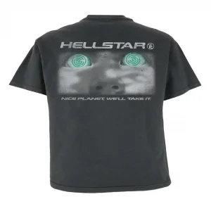 Hellstar Attacks T-Shirt Black