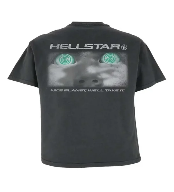 Hellstar Attacks T-Shirt Black