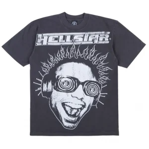 Hellstar Studios Rage Short Sleeve Tee Shirt Black