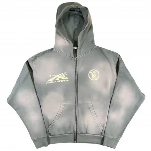 Hellstar Studios Zip Hoodie Gray