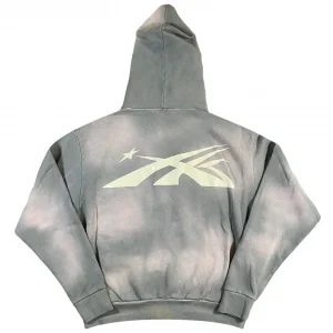 Hellstar Studios Zip Hoodie Gray