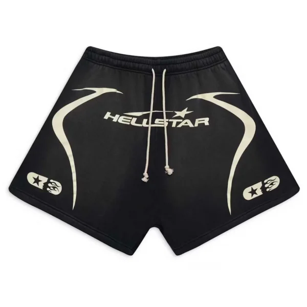 Hellstar Warm Up Shorts Black