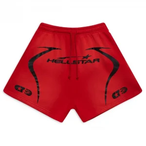 Hellstar Warm Up Shorts Red