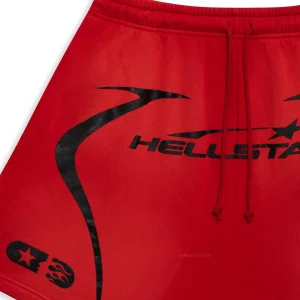 Hellstar Warm Up Shorts Red