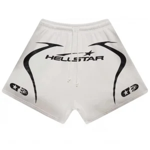 Hellstar Warm Up Shorts White