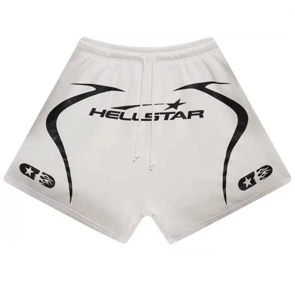 Hellstar Warm Up Shorts White