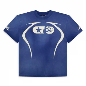 Hellstar Warm Up T-shirt Blue