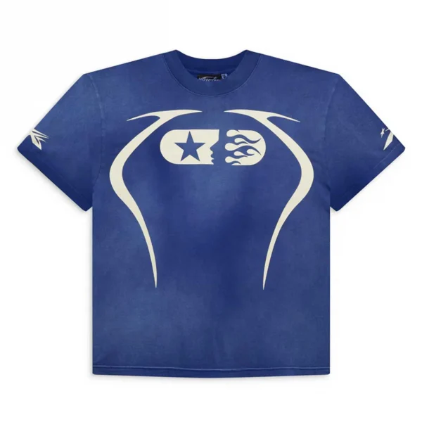 Hellstar Warm Up T-shirt Blue