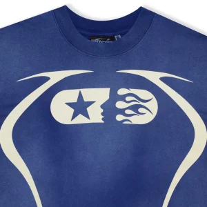 Hellstar Warm Up T-shirt Blue