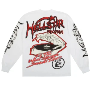 Hellstar White Studios Records Long Sleeve