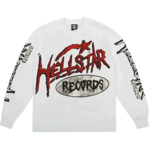 Hellstar White Studios Records Long Sleeve