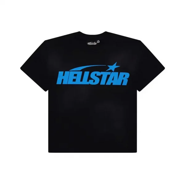 Hellstar Classic T-shirt (Regular Print) Black/Blue