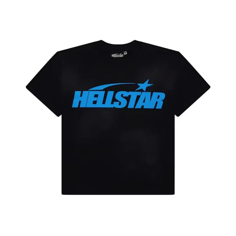 Hellstar Classic T-shirt (Regular Print) Black/Blue