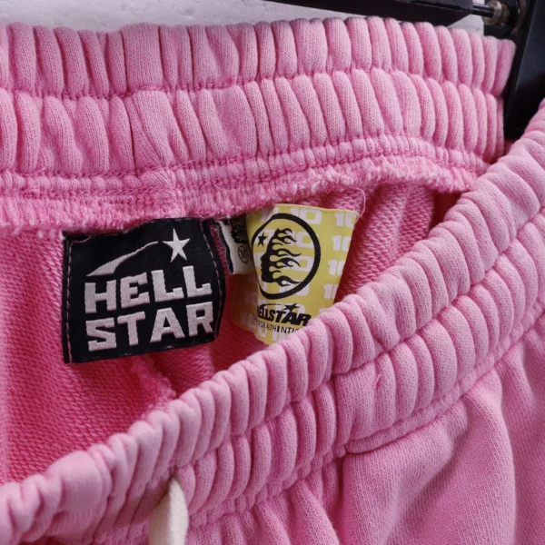Hellstar Flame Shorts Pink