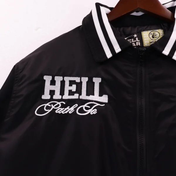 Hellstar Path To Paradise Varsity Jacket Black