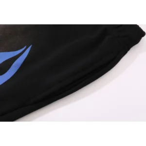 Hellstar Flame Graphic Shorts Black